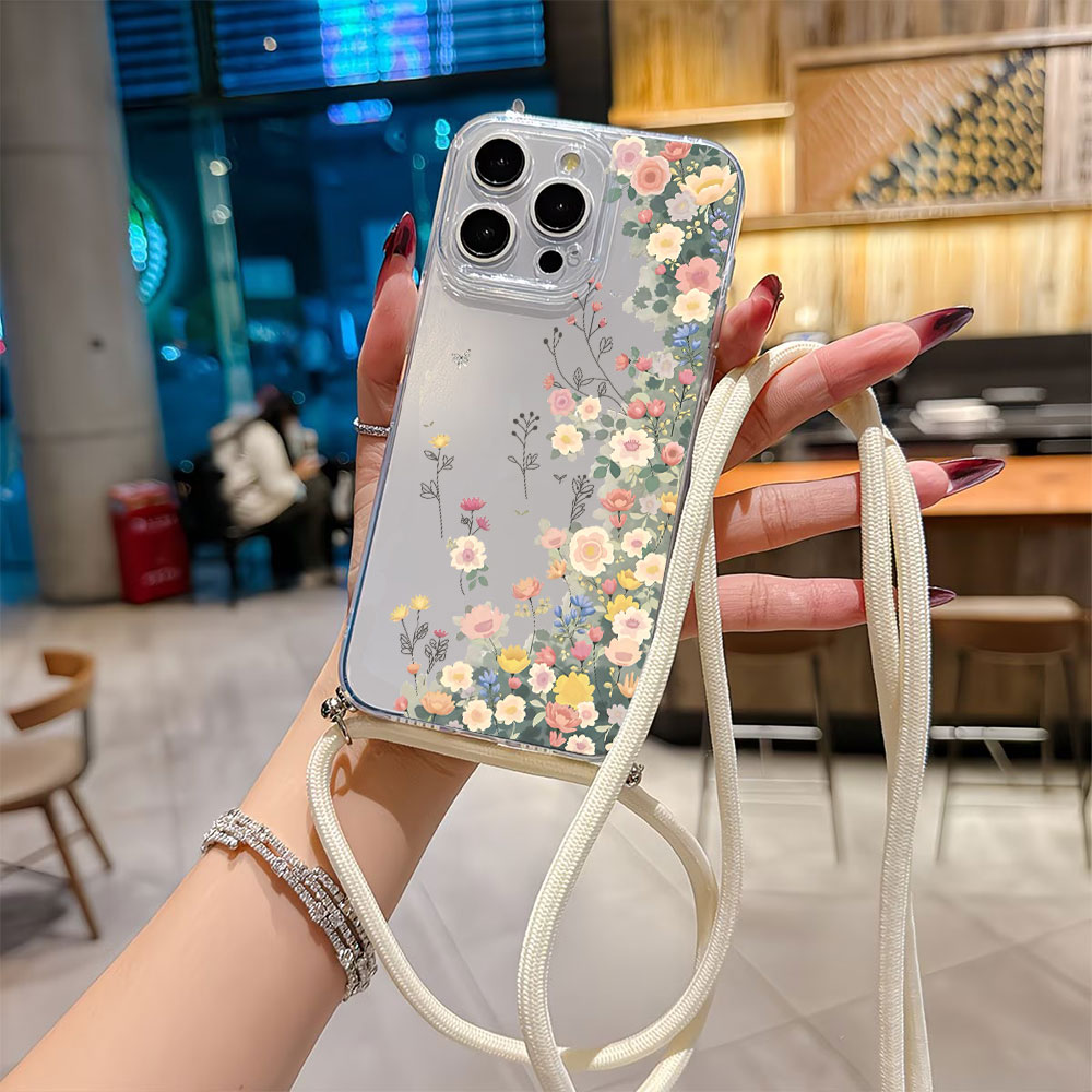 Phone Accessories Quotes - เคสโทรศัพท์แบบสายคล้องคอสำหรับ iPhone 17 16 15 14