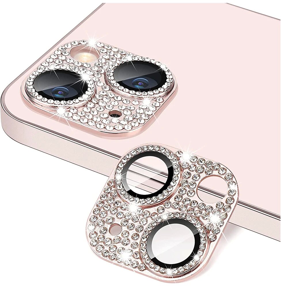 Phone Accessories Unique - Glitter Diamondกล้องเลนส์ProtectorสําหรับiPhone 15 14 11 12