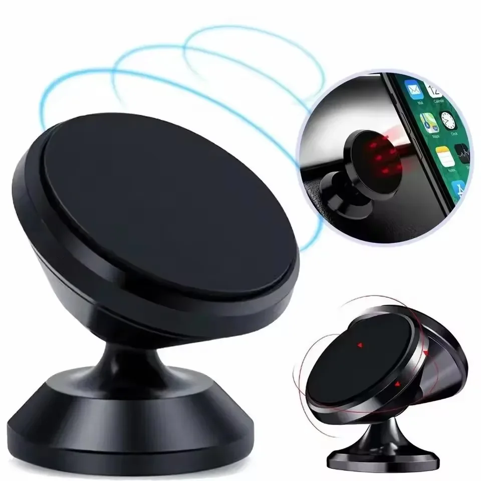 Phone Accessory - ที่ยึดโทรศัพท์ในรถยนต์แบบแม่เหล็ก ขาตั้งโทรศัพท์มือถือ รองรับ GPS สำหรับ iPhone