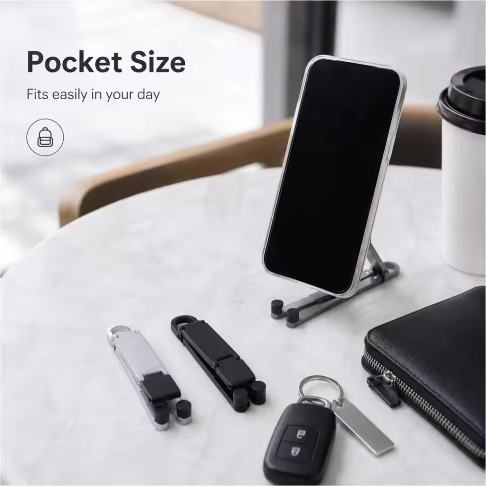 ขาตั้งโทรศัพท์แบบพับได้พร้อมพว - Phone Accessory บทวิจารณ์และราคา