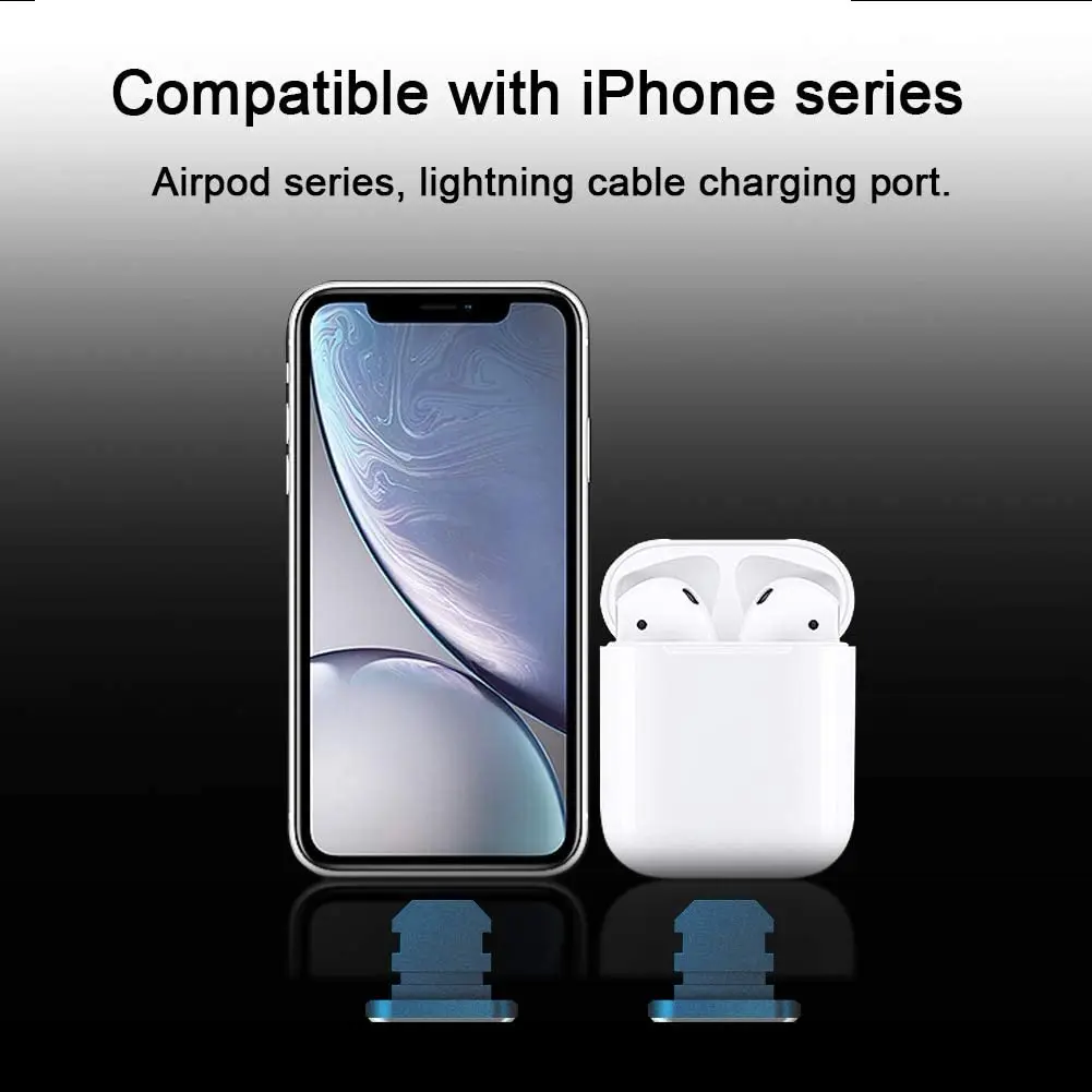 2 ชิ้นปลั๊กกันฝุ่นโลหะ ปลั๊กกั - Phone Accessories Unique บทวิจารณ์และราคา
