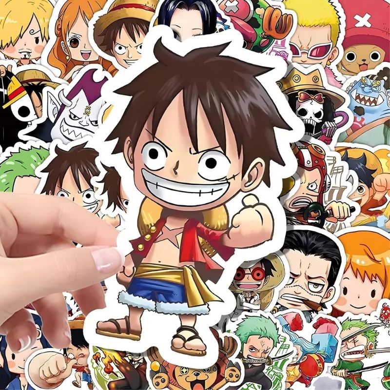 สติกเกอร์การ์ตูนน่ารัก วันพีซ  - Qq Phone Accessories บทวิจารณ์และราคา