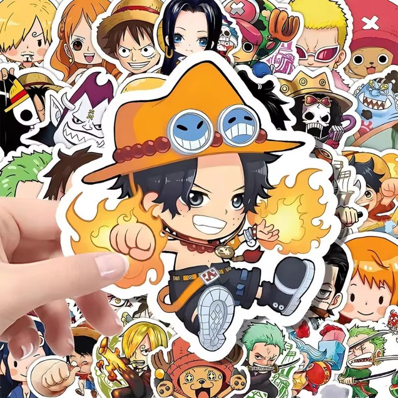 สติกเกอร์การ์ตูนน่ารัก วันพีซ  - Qq Phone Accessories บทวิจารณ์และราคา