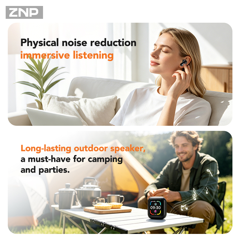 หูฟังไร้สาย ZNP N04 TWS พร้อมห - Type C Adapter บทวิจารณ์และราคา