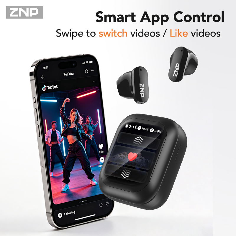 หูฟังไร้สาย ZNP N04 TWS พร้อมห - Type C Adapter บทวิจารณ์และราคา