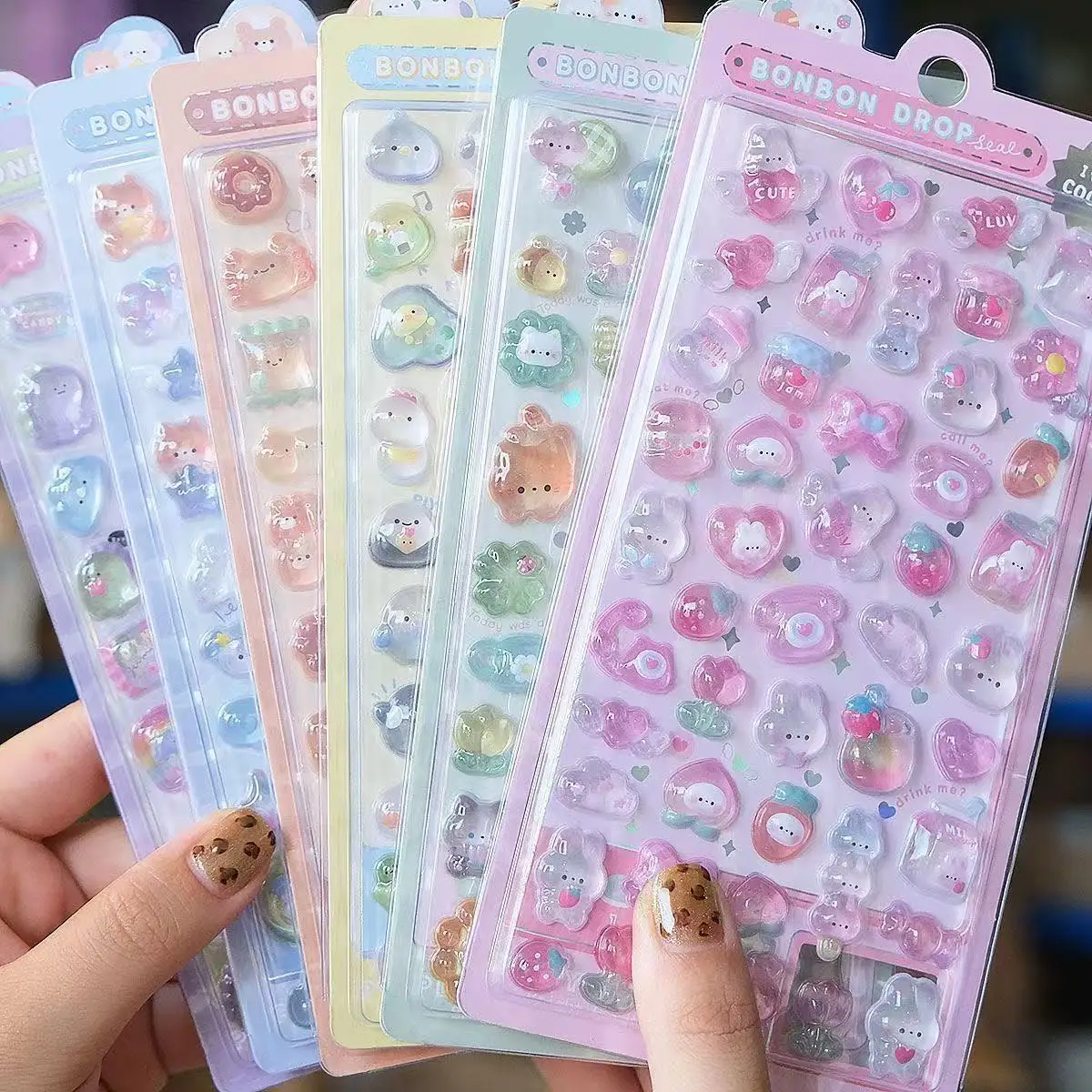 สติ๊กเกอร์เรซิน 3D ลายการ์ตูนน - Phone Accessories Quotes บทวิจารณ์และราคา