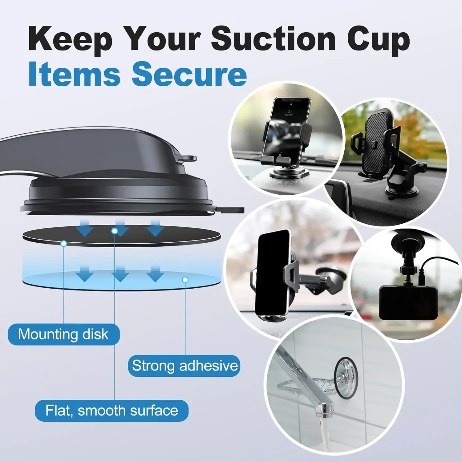 ชุดแผ่นกาวติดตั้งอเนกประสงค์สำ - Phone Accessory บทวิจารณ์และราคา